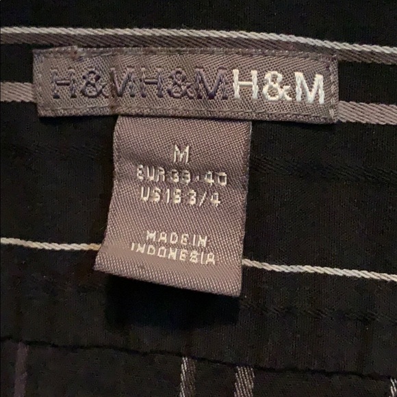 Men’s button down shirt H&M black - Picture 2 of 2